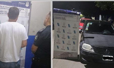 F. Varela – Un aprehendido por circular en un auto robado